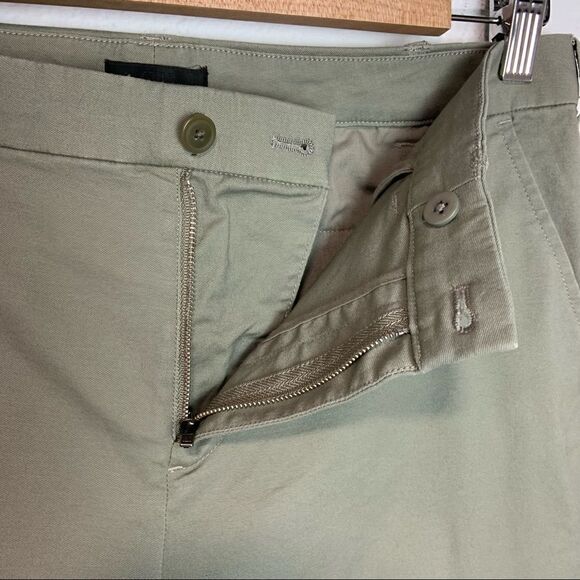 ATM Cropped Boyfriend Pant in Faded Sage - Picture 9 of 13